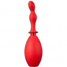 Красный удлиненный анальный душ «Freshen Pump», NMC 111814, длина 13 см.
