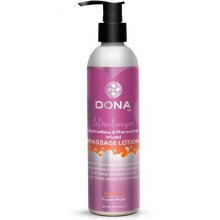 Увлажняющий лосьон для массажа DONA Massage Lotion Sassy Aroma: Tropical Tease 235 мл, из материала масляная основа, 235 мл., со скидкой