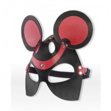 Маска мышки натуральной лаковой кожи «Harness Mouse Mask», цвет мульти, размер OS, СК-Визит, длина 25 см., со скидкой