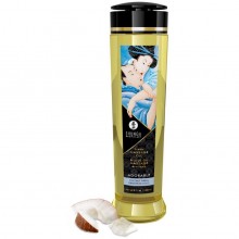 Натуральное массажное масло для тела «Erotic Massage Oil» с ароматом «Кокосовое волнение», 240 мл, Shunga 1210 SG, из материала масляная основа, 240 мл., со скидкой