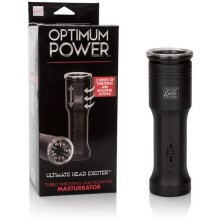 Необычный ручной мастурбатор Optimum «Power Ultimate Head Exciter», цвет черный, California Exotic Novelties SE-0857-15-3, бренд CalExotics