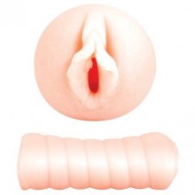 Реалистичный мужской мастурбатор-вагина «Smooth Pussy To-Go», цвет телесный, Dream Toys 20938, длина 11.5 см., со скидкой