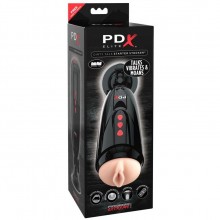 Мастурбатор-вагина в тубе Pdx Elite «Dirty Talk Starter Stroker», PipeDream RD524, из материала TPE, длина 17.8 см.