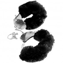 Меховые наручники металлические «Original Furry Cuffs Black» из серии Fetish Fantasy Series от PipeDream, цвет черный, PD3804-23, One Size (Р 42-48), со скидкой
