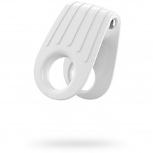 Мужское эрекционное кольцо OVO «B12», цвет белый, из материала силикон, диаметр 2.5 см., со скидкой