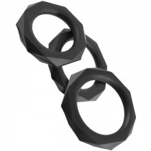 Набор эрекционных колец граненых Fantasy C-Ringz «Silicone Designer Stamina Set», 5967-23 PD, бренд PipeDream, из материала силикон, диаметр 2.5 см.