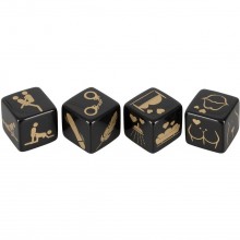 Набор кубиков для секс-игр, цвет черный, Orion 0700371, из материала пластик АБС, со скидкой