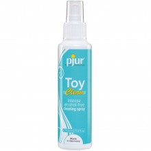 Очищающий антибактериальный спрей «Woman ToyClean» для секс игрушек, объем 100 мл, Pjur 12930, из материала водная основа, цвет прозрачный, 100 мл., со скидкой
