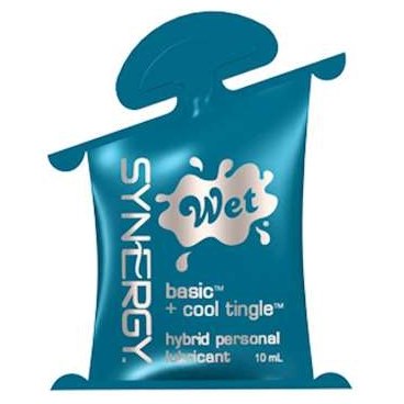 Охлаждающий интимный лубрикант «Synergy Cool Tingle», объем 10 мл, Wet INS36750wet, бренд Wet Lubricant, из материала водная основа, цвет прозрачный, 10 мл.