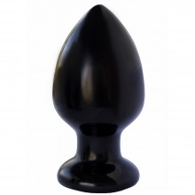 Черная анальная пробка Lovetoy MAGNUM 9, диаметр 6.5, 420900ru, из материала ПВХ, цвет черный, длина 13 см.