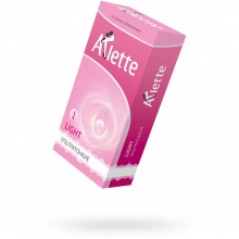 Ультратонкие латексные презервативы «№12 Light», упаковка 12 шт, Arlette 812, длина 18.5 см., со скидкой