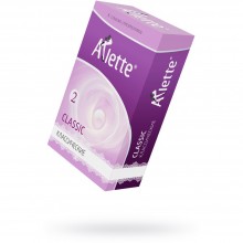 Классические презервативы «№6 Classic» из натурального латекса с фруктовым ароматом, упаковка 6 шт, Arlette 807, цвет прозрачный, длина 18.5 см., со скидкой