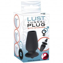 Пробка-туннель с ограничителем «Lust Tunnel Plug with Stopper» от компании You 2 Toys, цвет черный, 5321180000, бренд Orion, из материала силикон, коллекция You2Toys, длина 8.5 см.