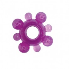 Простое эрекционное кольцо, SF-70121, бренд Sexy Friend, из материала TPR, цвет фиолетовый, длина 4 см., со скидкой