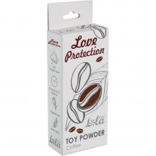 Пудра для игрушек ароматизированная «Love Protection Coffee» с ароматом кофе, объем 15 гр, Lola Toys 1828-00Lola, бренд Lola Games, цвет белый, 15 мл., со скидкой