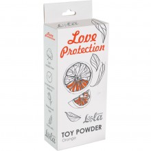 Пудра для игрушек «Love Protection Orange» с ароматом апельсина, объем 30 гр, Lola Toys 1829-01Lola, бренд Lola Games, цвет белый, 30 мл., со скидкой