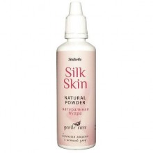 Пудра-присыпка для интимных игрушек Silk Skin «Natural Powder», 30 грамм, бренд СК-Визит, цвет белый, 30 мл., со скидкой