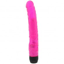 Классический мультискоростной гелевый вибратор «Pink Popsicle 8.5 Vibrator», цвет розовый, NMC 110863, длина 21.6 см., со скидкой