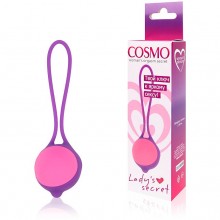 Шарик вагинальный Cosmo, d 34 мм, цвет фиолетовый CSM-23078, бренд Bior Toys, диаметр 3.4 см., со скидкой