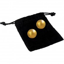 Шарики для упражнений Кегеля «Pleasure Balls», цвет золотой, CG CGC7002-00, из материала металл, диаметр 1.9 см., со скидкой