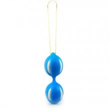 Шарики вагинальные «Smart Balls», цвет голубой, 00331-1, из материала силикон, длина 20.5 см.
