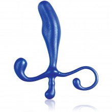 Эргономичный изогнутый тонкий массажер простаты «5 Male P-Spot», цвет синий, BlueLine BLM4006-BLU, из материала пластик АБС, длина 9 см., со скидкой