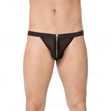 Стринги мужские с замочком SoftLine Mens Collection, цвет черный, размер OS, 452610, One Size (Р 42-48), со скидкой