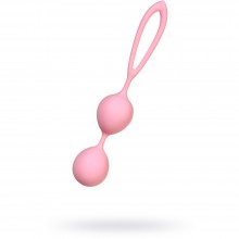 Силиконовые вагинальные шарики A-Toys со смещенным центром тяжести от компании Toyfa, цвет розовый, 764012, длина 17 см., со скидкой