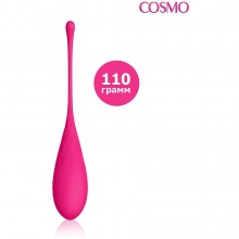Вагинальный шарик на длинном силиконовом шнурке, цвет розовый, Cosmo csm-23139-5, длина 18 см., со скидкой