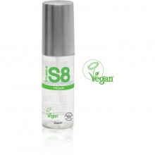 Веганский лубрикант «S8 WB Vegan Lube», объем 50 мл, Stimul8 STV97424, из материала водная основа, цвет прозрачный, 50 мл., со скидкой