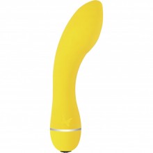 Вибратор для точки G «Fantasy Foxy», желтый, Lola Toys 7901-00Lola, длина 15.7 см.