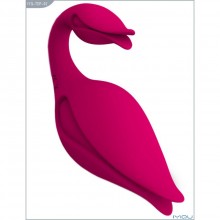 Вибратор клиторальный «Swan» из сплошного силикона, цвет винно-красный, USB, размеры 110х62х38 мм, Iyiqu IYQ-TDF-02, длина 11 см., со скидкой