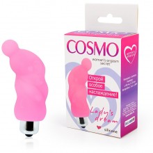 Мини-вибратор фигурный для клитора, цвет розовый, Cosmo CSM-23153, бренд Bior Toys, длина 6.9 см., со скидкой
