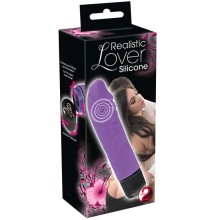 Небольшой вагинальный женский вибратор «Realistic Lover», цвет фиолетовый, You 2 Toys 5872060000, бренд Orion, длина 14.5 см., со скидкой