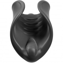 Вибростимулятор мастурбатор «Pdx Elite Vibrating Silicone Stimulator» от компании PipeDream, цвет черный, RD500, из материала силикон, длина 10.9 см., со скидкой