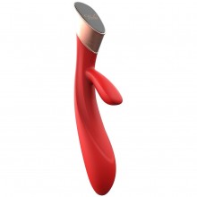 Инновационный женский вибратор для тоски G с сенсорным управлением «Blossom», цвет красный, Viotec 1808R1, длина 22 см.