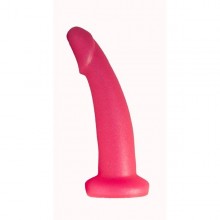 Гелевый плаг-массажер для простаты с ярко-выраженной головкой, цвет розовый, Биоклон 437500, из материала ПВХ, длина 13.5 см., со скидкой