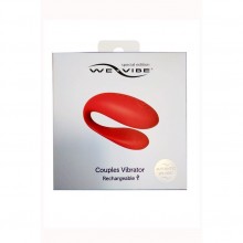 Популярный секс-вибратор для двоих We-Vibe «Special Edition», цвет красный, WV-SpRech, из материала Силикон, длина 8.1 см., со скидкой