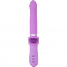 Классический гладкий силиконовый женский вибратор «Push It» с функцией растяжения, цвет фиолетовый, You 2 Toys 5924800000, бренд Orion, длина 30 см., со скидкой