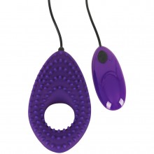 Виброкольцо «Couples Cushion» с выносным пультом, цвет фиолетовый, You 2 Toys 5937450000, бренд Orion, из материала ПВХ, длина 12.5 см., со скидкой